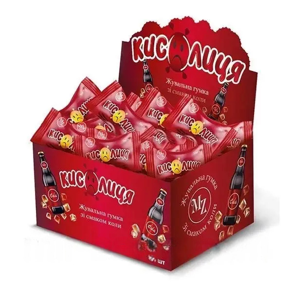 Жувальна Гумка "Кола" Кислиця