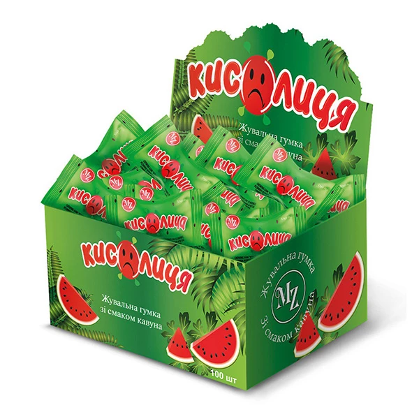 Жувальна Гумка " Кавун" Кислиця